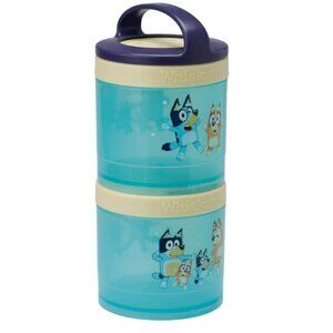Whiskware Stackable 2pc Food Storage Snack Jar - Bluey Kids Snack Container -NEW